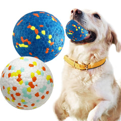 Indestructible Dog Balls for Aggressive Chewers (2-Pack, 3")