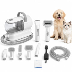 Dog and Cat Grooming Vacuum Kit with Clipper