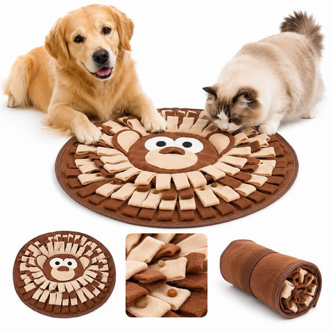 Lion Snuffle Mat for Dogs & Cats