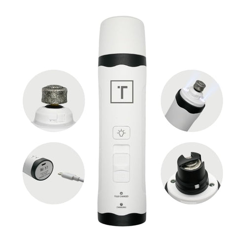 Pet Nail Grinder with LED Light â€“ Rechargeable Dog & Cat Claw Trimmer