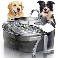 Smartoo Dog Water Fountain 7L – Stainless Steel Auto Pet Water Dispenser