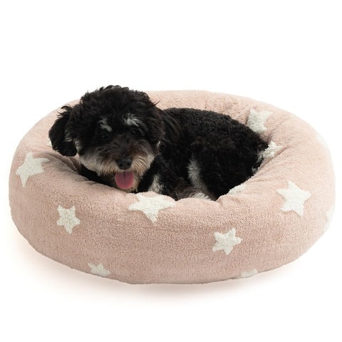 Mora Pets Donut Pet Bed â€“ 23" Pink